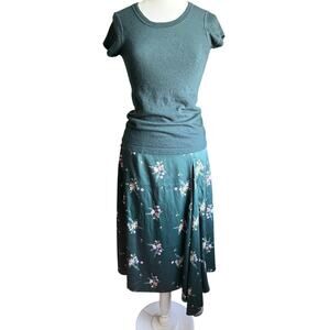 Ted Baker Anabell Flourish Asymmetrical Floral Skirt – Size 2(6) (434)